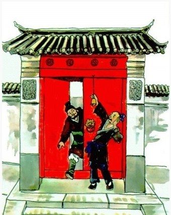 Китайские идиомы-《Красть колокольчик, затыкая себе уши》 掩耳盗铃 ru.e-hermes.net посредник покупки в Китае