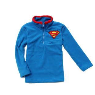 2012新款尾单超人男童卫衣 秋款立领男童加厚 摇粒绒童装外套