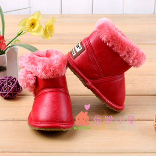 冬季新款韩版男童女童儿童雪地靴宝宝加绒保暖靴子棉鞋鞋子XY031