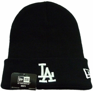 MLB LA洛杉矶道奇队 立体绣 毛线帽 针织帽嘻哈冬帽棒球帽hiphop