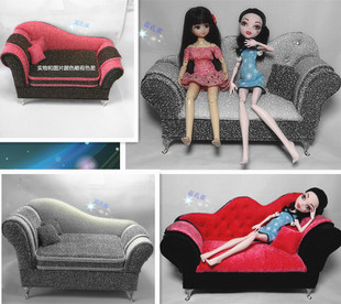 芭比可儿丽佳高怪等娃娃创意家具欧式沙发首饰盒学生梳妆新婚礼盒